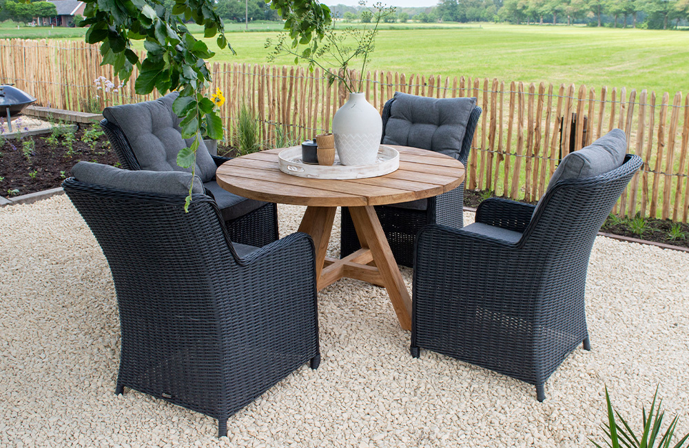 Onderhoudsvriendelijke tuinstoelen van wicker