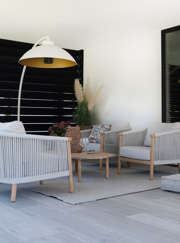 Loungeset met stoelen