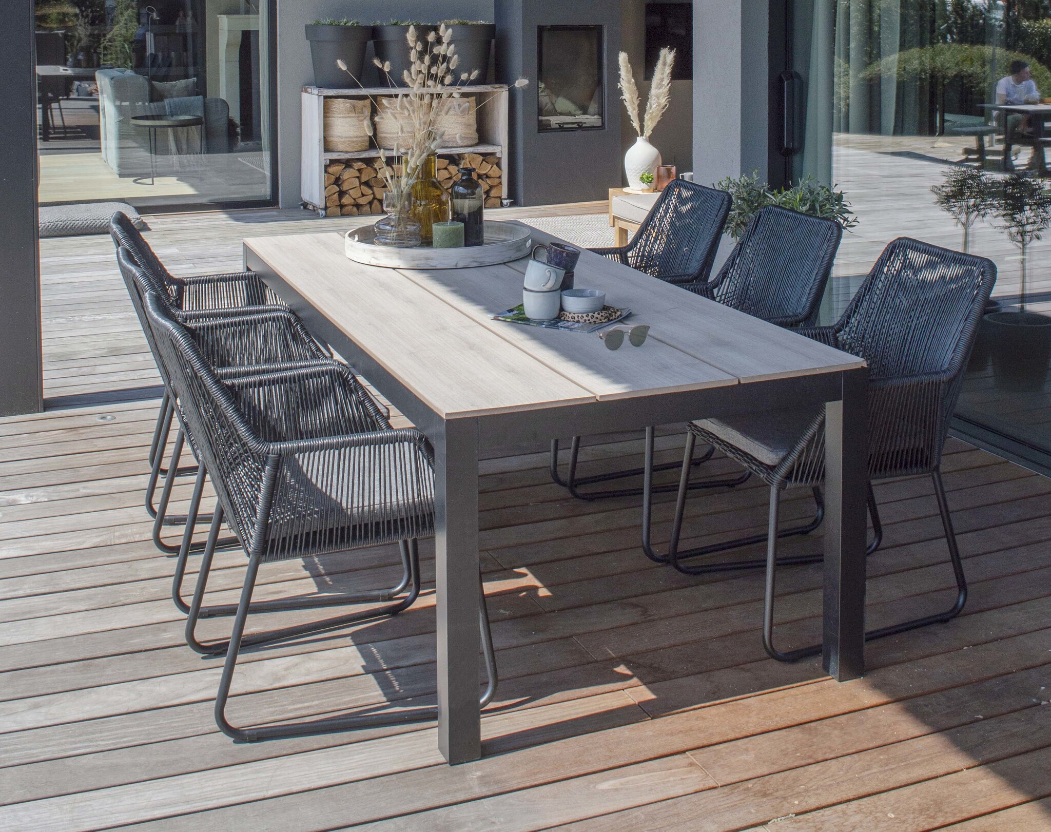 Rechthoekige tuintafels