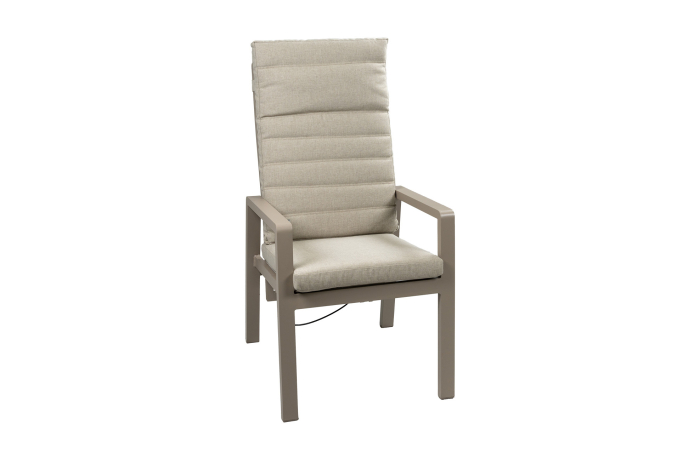 Berlijn-luxe-dining-champagne-tuinstoel-verstelbaar-4-seizoenen-tuinmeubelen