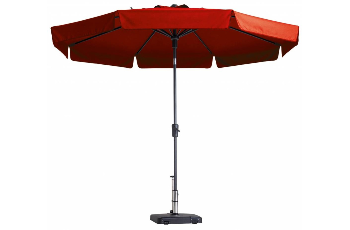 madison-baksteenrood-parasol-flores/luxe-Ø300-brickred