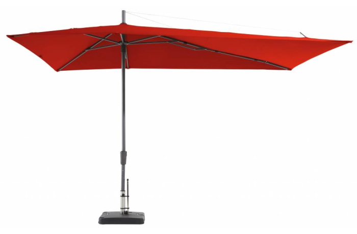 Madison Parasol | Asymetric Sideway | Brick Red | 220x360cm 