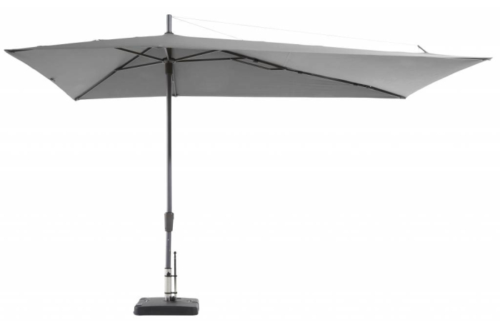 Madison Parasol | Asymetric Sideway | Light Grey | 220x360cm 