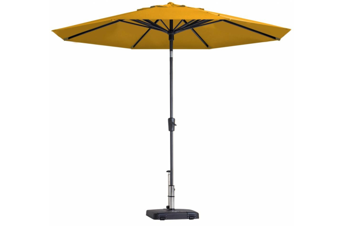Madison Parasol | Paros Luxe Round | Golden Glow | ∅300cm 