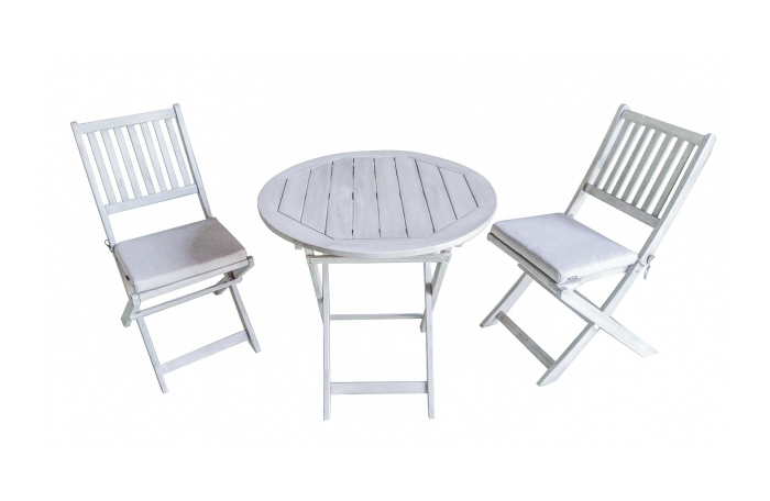 Bistroset Ravello | 3-delig in Fossil Grey & Acacia | Eurofar