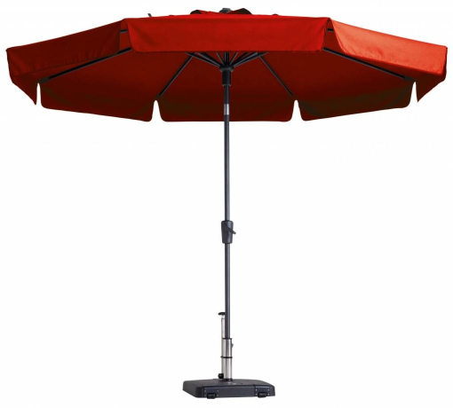 madison-baksteenrood-parasol-flores/luxe-Ø300-brickred