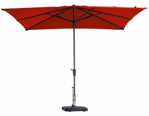 Madison Parasol | Syros Luxe Square | Brick Red | 280x280cm 