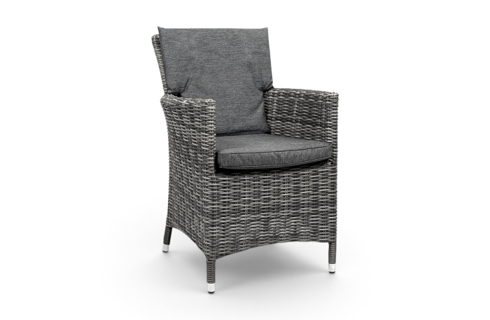 Dining tuinstoel Verone Ash Grey van wicker