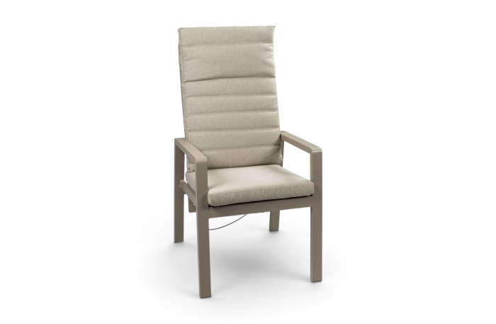 Verstelbare tuinstoel Berlijn Champagne Taupe