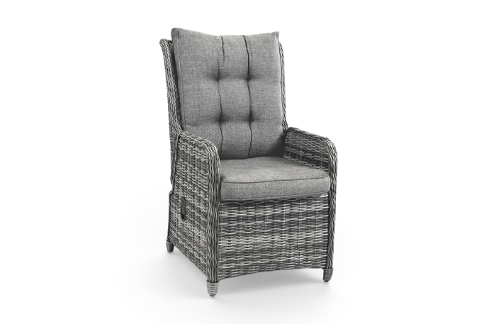 Verstelbare tuinstoel Dublin Ash Grey van Wicker