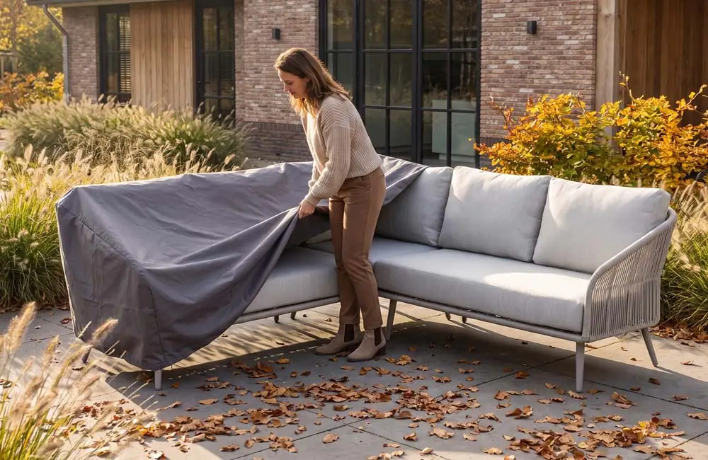 Tuinmeubelen afdekken in het najaar? Zo bescherm je jouw tuinset het beste