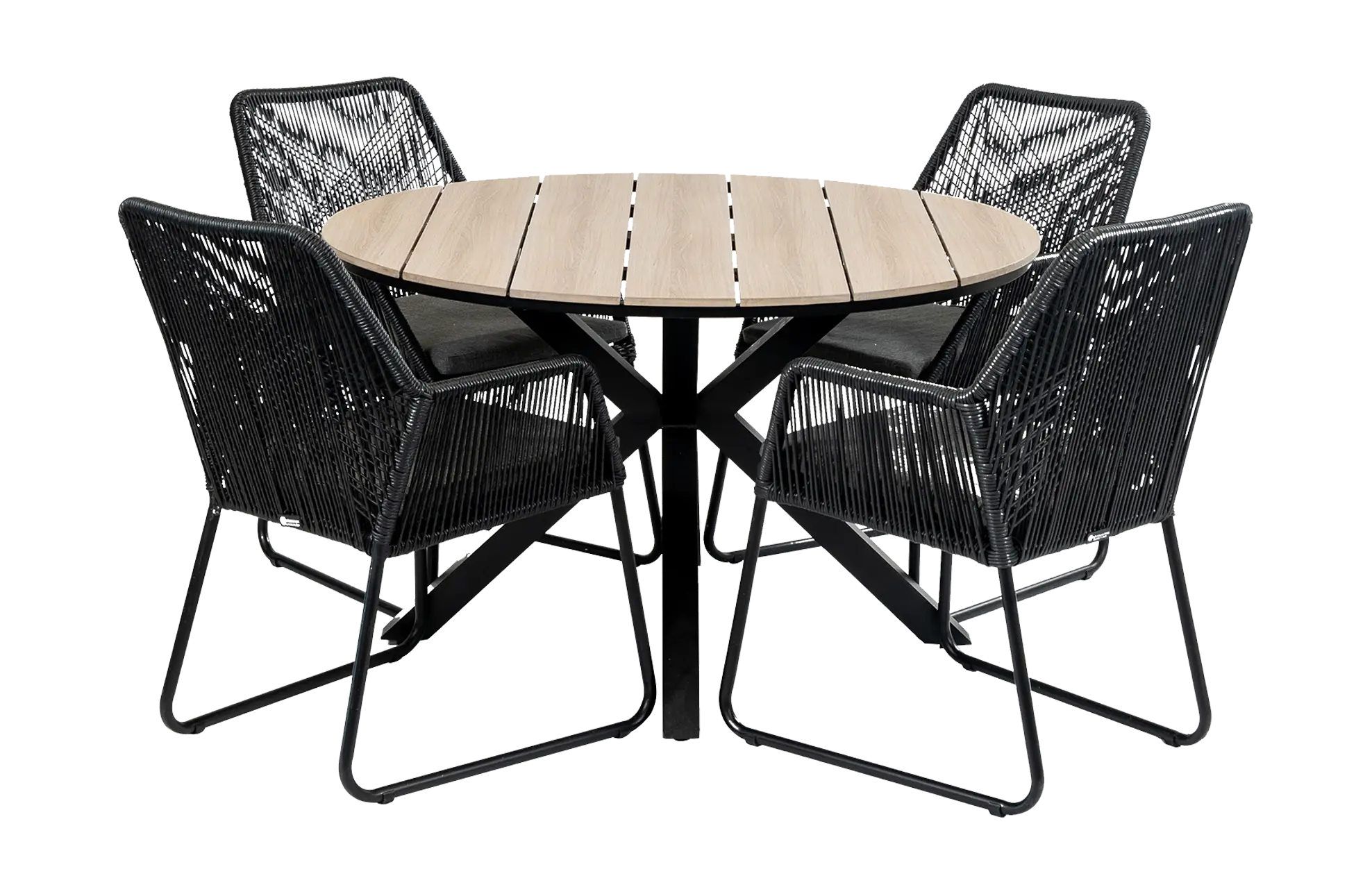 Ronde tuinset 6 personen