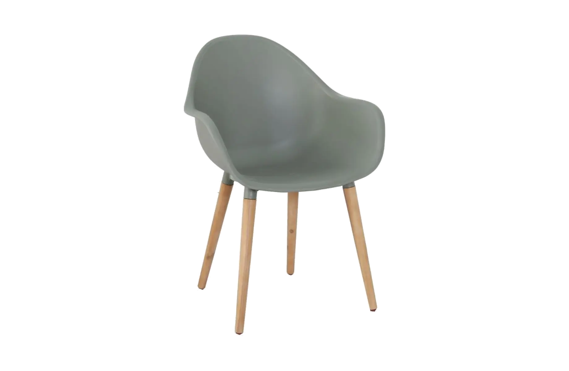 Dining tuinstoel Annestad | Groen & Teaklook | Kunststof