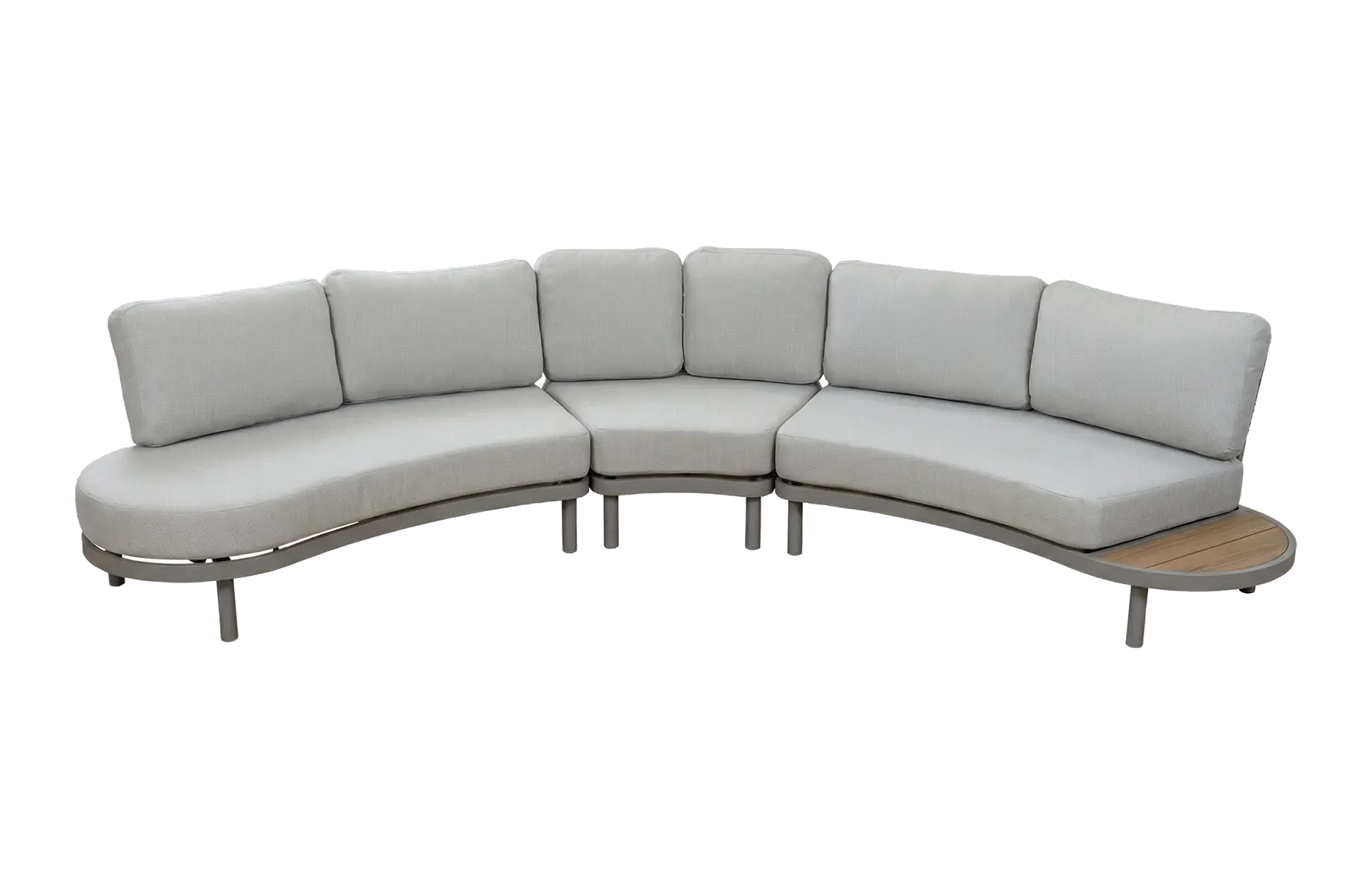 Loungebank Bari | 3-Delig | Beige & Camel