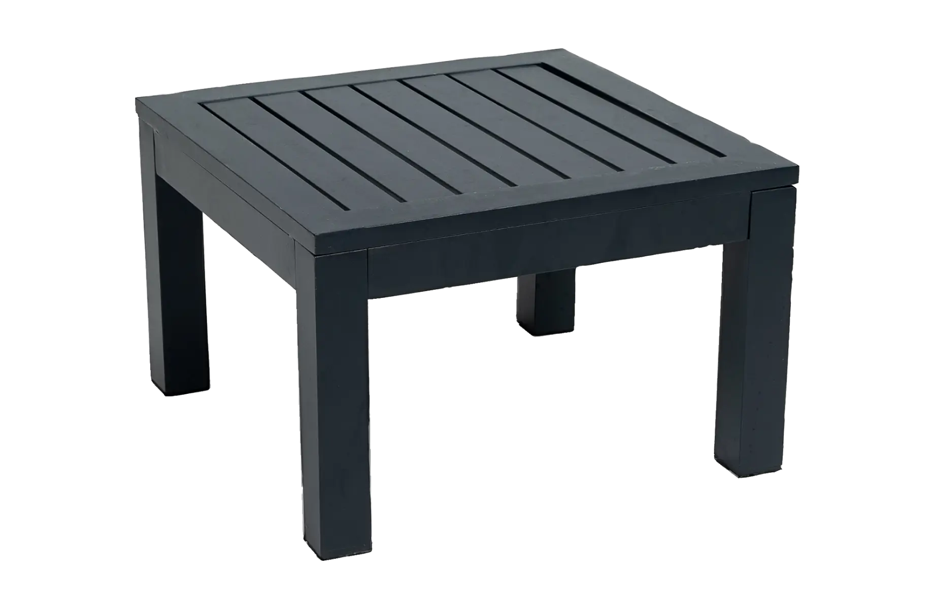 Bijzettafel Bezano 50x50cm | Matt Black | Aluminium