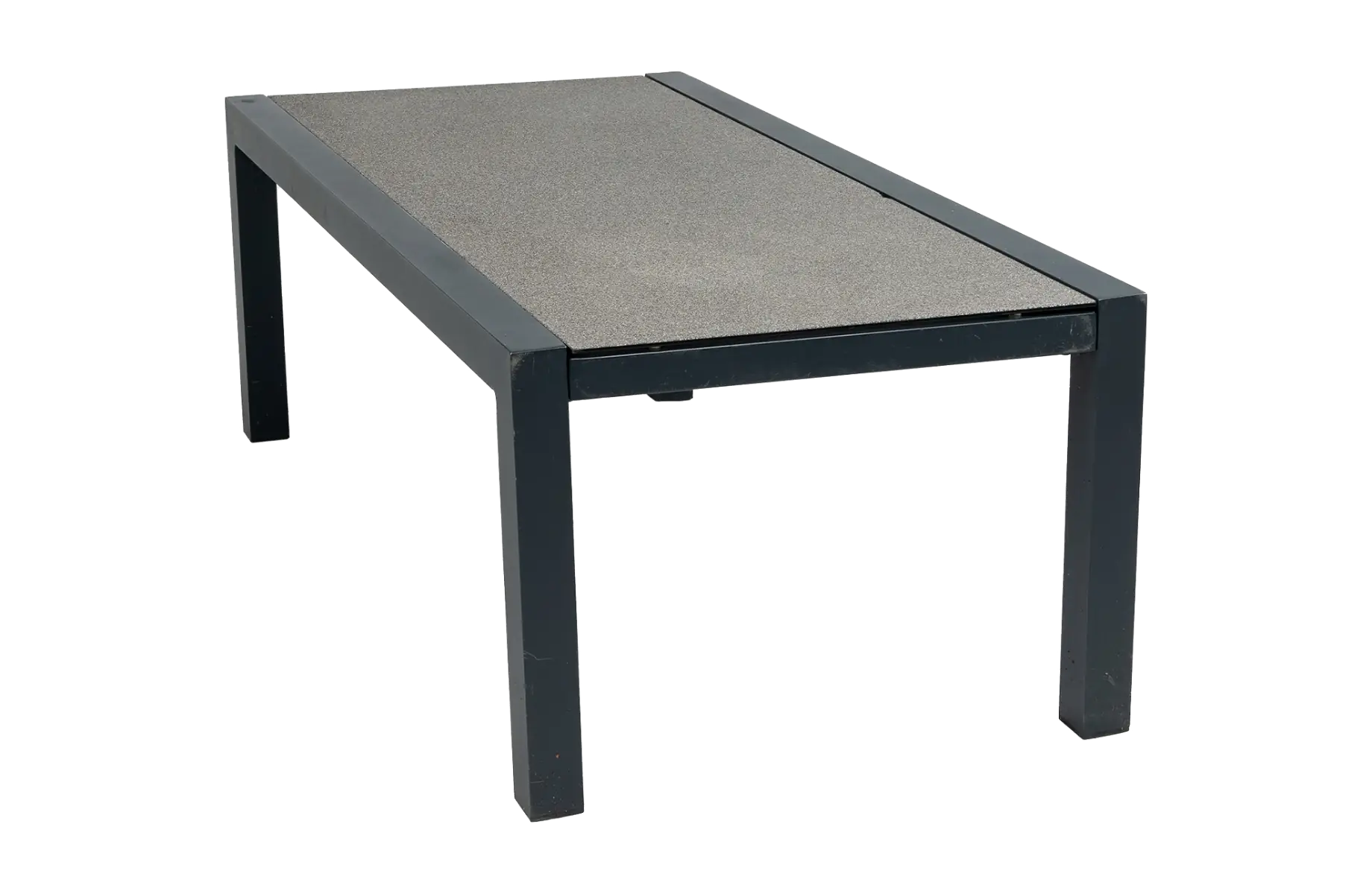Loungetafel Bezano 120x60cm | Matt Black | Aluminium