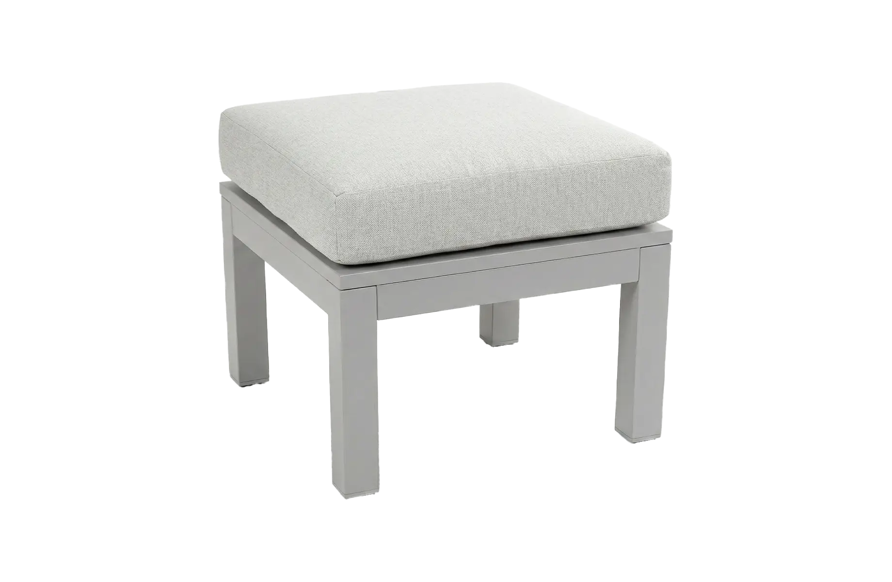 Hocker Bezano | Taupe & Champagne | Aluminium