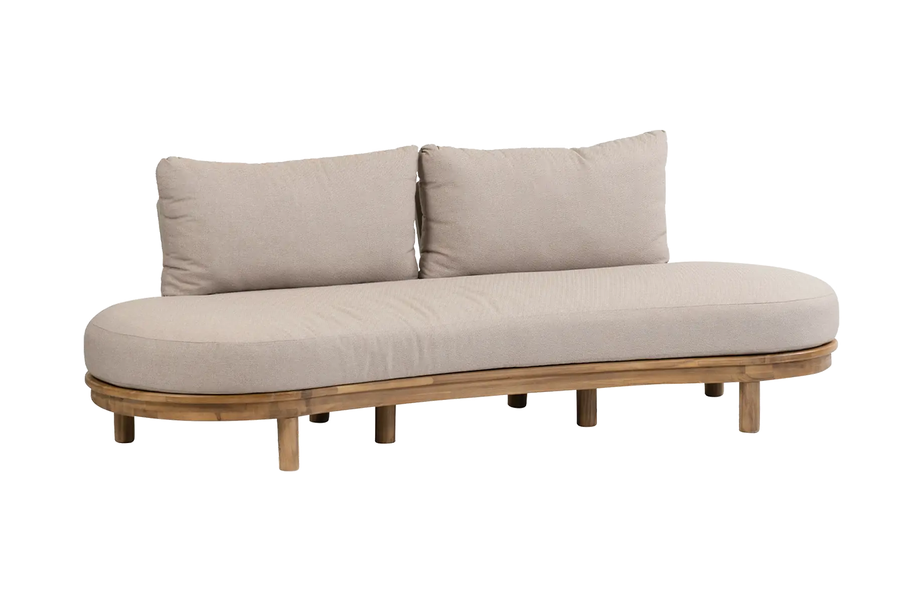 Acacia houten loungebank-Cancun-modern-rond-4-seizoenen-tuinmeubelen