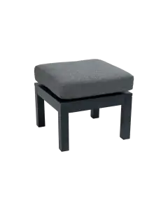 Hocker Bezano | Matt Black/Grey | Aluminium
