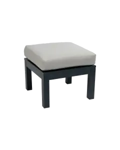 Hocker Bezano | Matt Black/Off White | Aluminium