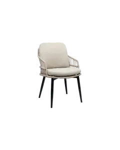 tuinstoel-isabel-sand-black-rope 1