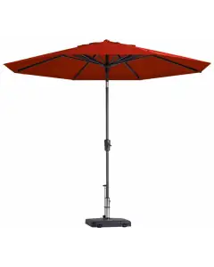 Madison Parasol | Paros Luxe Round | Brick Red | ∅300cm 