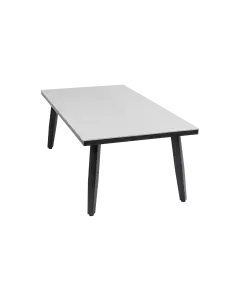 Betonlook bijzettafel lounge rechthoekig kunststof - Mykonos - 4 Seizoenen Tuinmeubelen