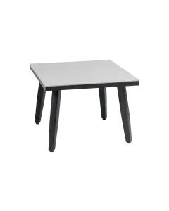 Mykonos vierkante bijzettafel betonlook 55x55cm - 4 Seizoenen Tuinmeubelen
