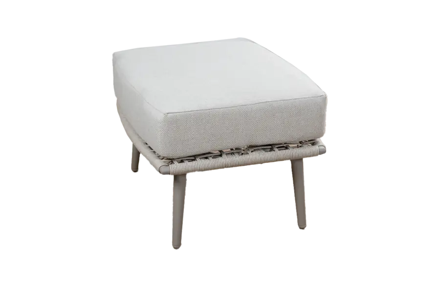 Hocker Alezio | Met kussen | Beige & Camel