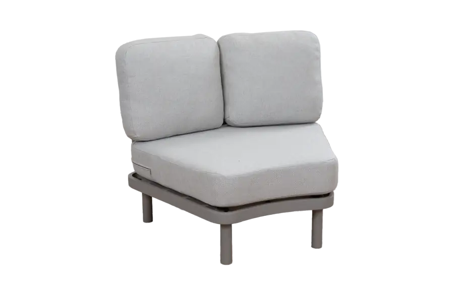 Hoek Element Bari | Beige/Camel | Aluminium & Rope