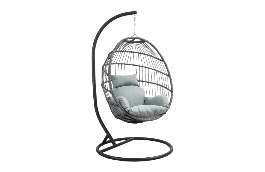 Hang Ei Coco | Grey & Black | Rope & Aluminium 