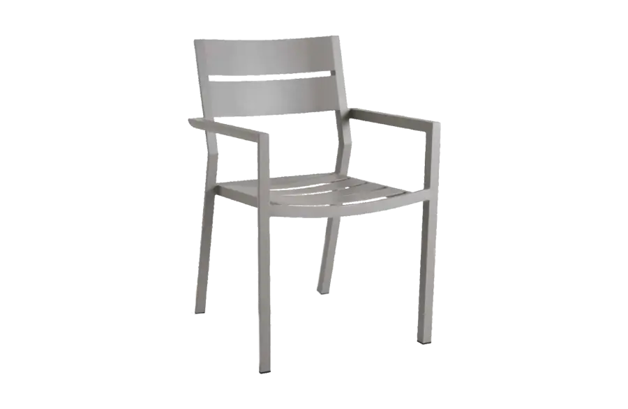 Stapelbare tuinstoel Delia | Khaki | Aluminium | Brafab