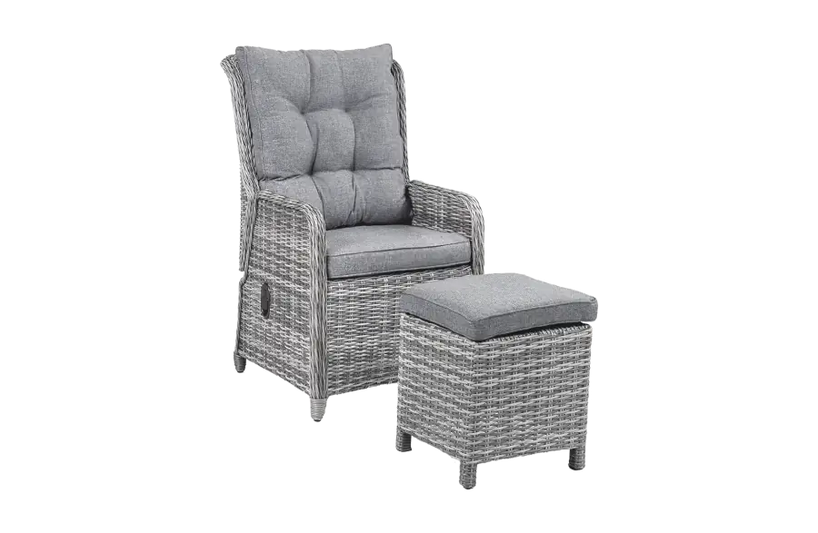 AshGrey-Dublin-loungestoel-met-hocker-wicker-comfort-4-seizoenen-tuinmeubelen
