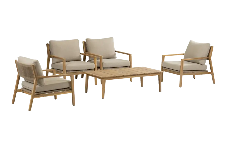 Felline-loungestoelen-japandi-stijl-acacia-4-seizoenen-tuinmeubelen