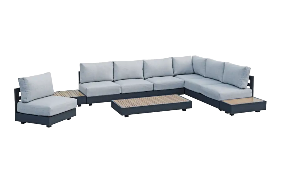 fosega-moderne-aluminium-hoek-loungeset-hout-look-bijzettafel-4-seizoenen-tuinmeubelen