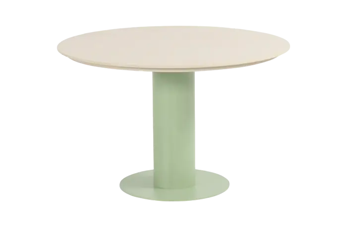 Tuintafel Girona ø120cm | Soft Green & Beige | Hartman