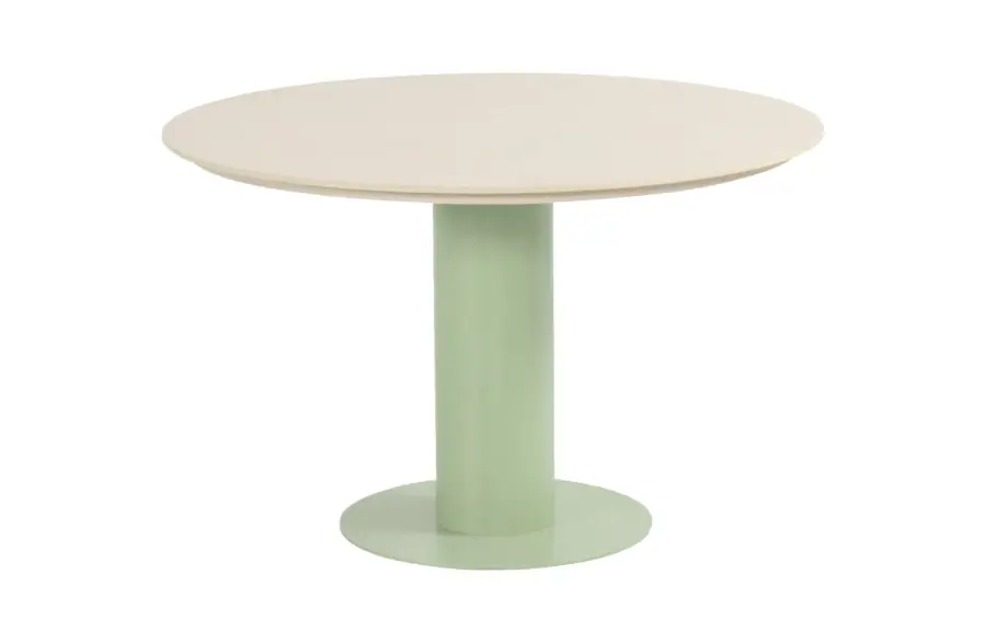 Tuintafel Girona ø120cm | Soft Green & Beige | Hartman