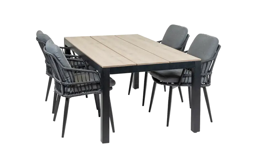 5-delig-cyprus-tuintafel-rechthoek-wood-isabel-black-4-seizoenen-tuinmeubelen