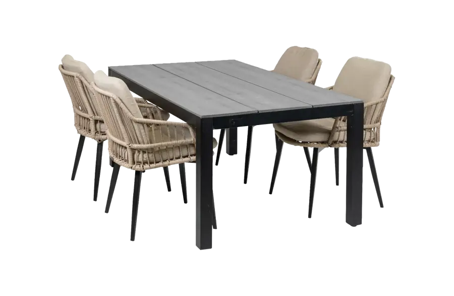 tuinset-4-personen-rope-tuinstoelen-sand-rechthoekige-tuintafel-polywood-grijze-tuintafel