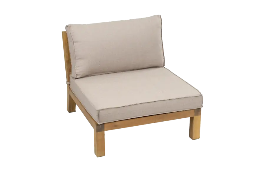 Middenelement Kent | Loungestoel | Sand | Acacia