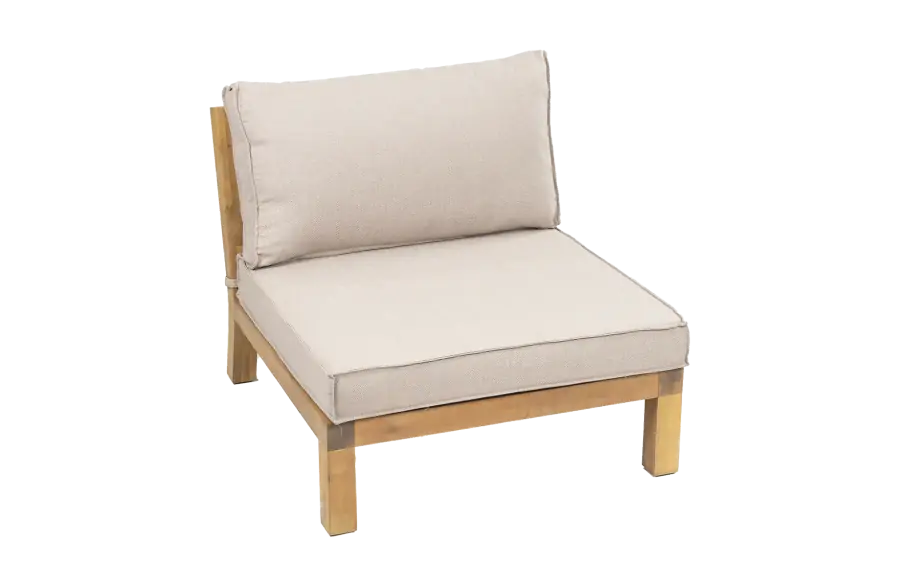 Middenelement Kent | Loungestoel | Sand | Acacia