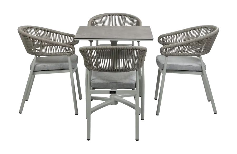Knokke-Gent-Sand-tuinset-hpl-beige-4-delig-terras-4-seizoenen-tuinmeubelen