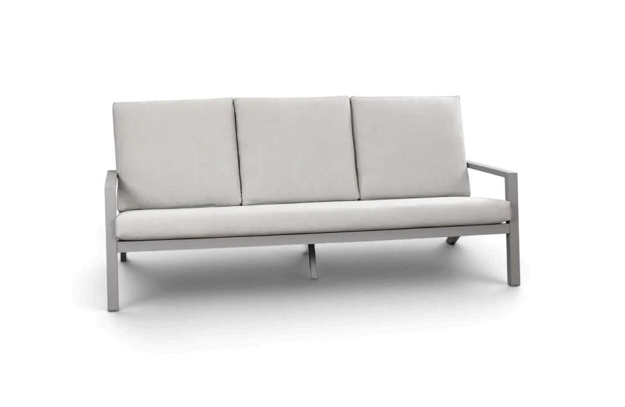 Loungebank Bezano Champagne van Aluminium  PNG