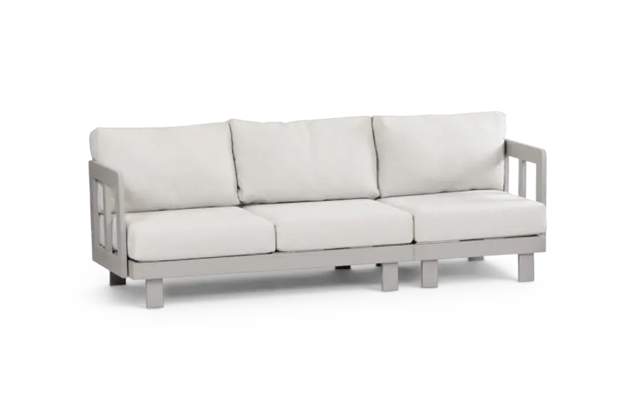  Loungebank 3 persoons Tulum Camel van Aluminium PNG