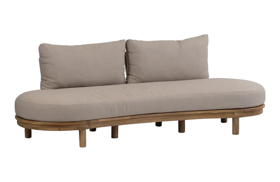 Loungebank Cancun Sand Teaklook van Acaciahout PNG