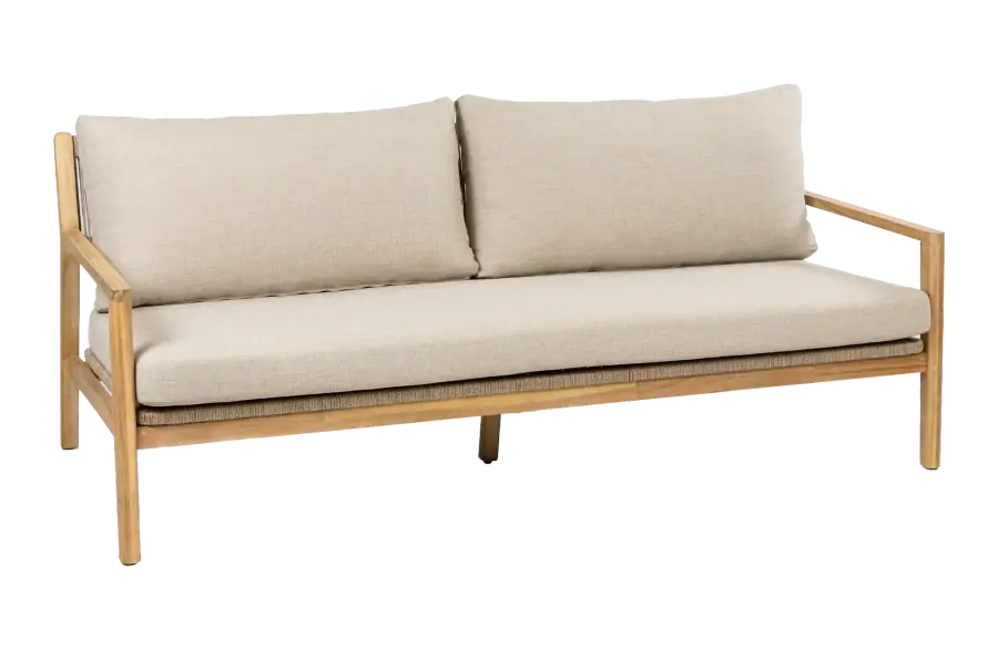 Loungebank Felline Naturel Acaciahout Rope PNG