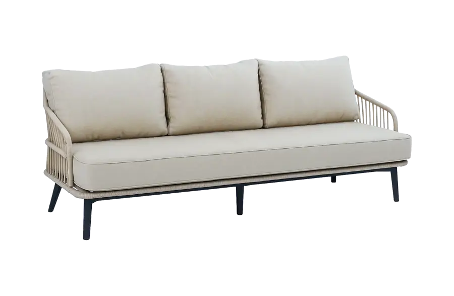 Loungebank isabel Sand Aluminium Rope PNG