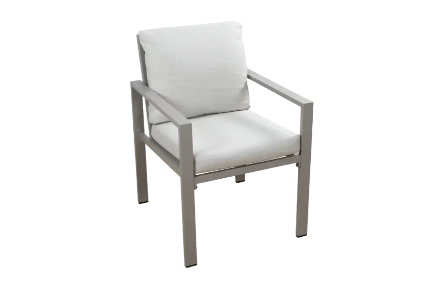 Dining tuinstoel Lumo | Beige/Camel | Aluminium & Rope