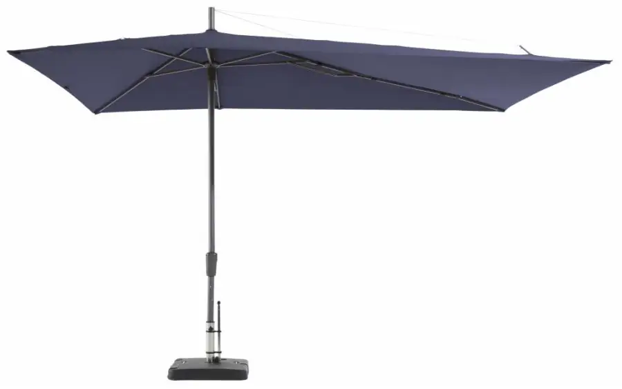 Madison Parasol | Asymetric Sideway | Safier Blue | 220x360cm 