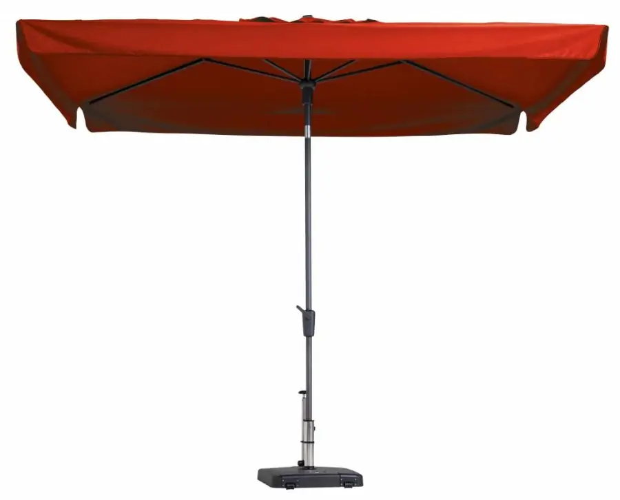 Madison Parasol | Delos Luxe | Brick Red | 300x200cm